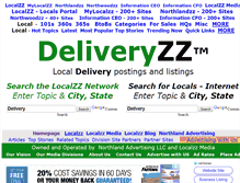 Tablet Screenshot of deliveryzz.com